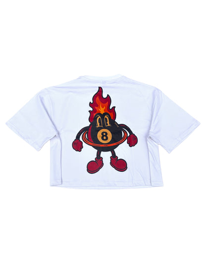 8 Ball Cropped Tee